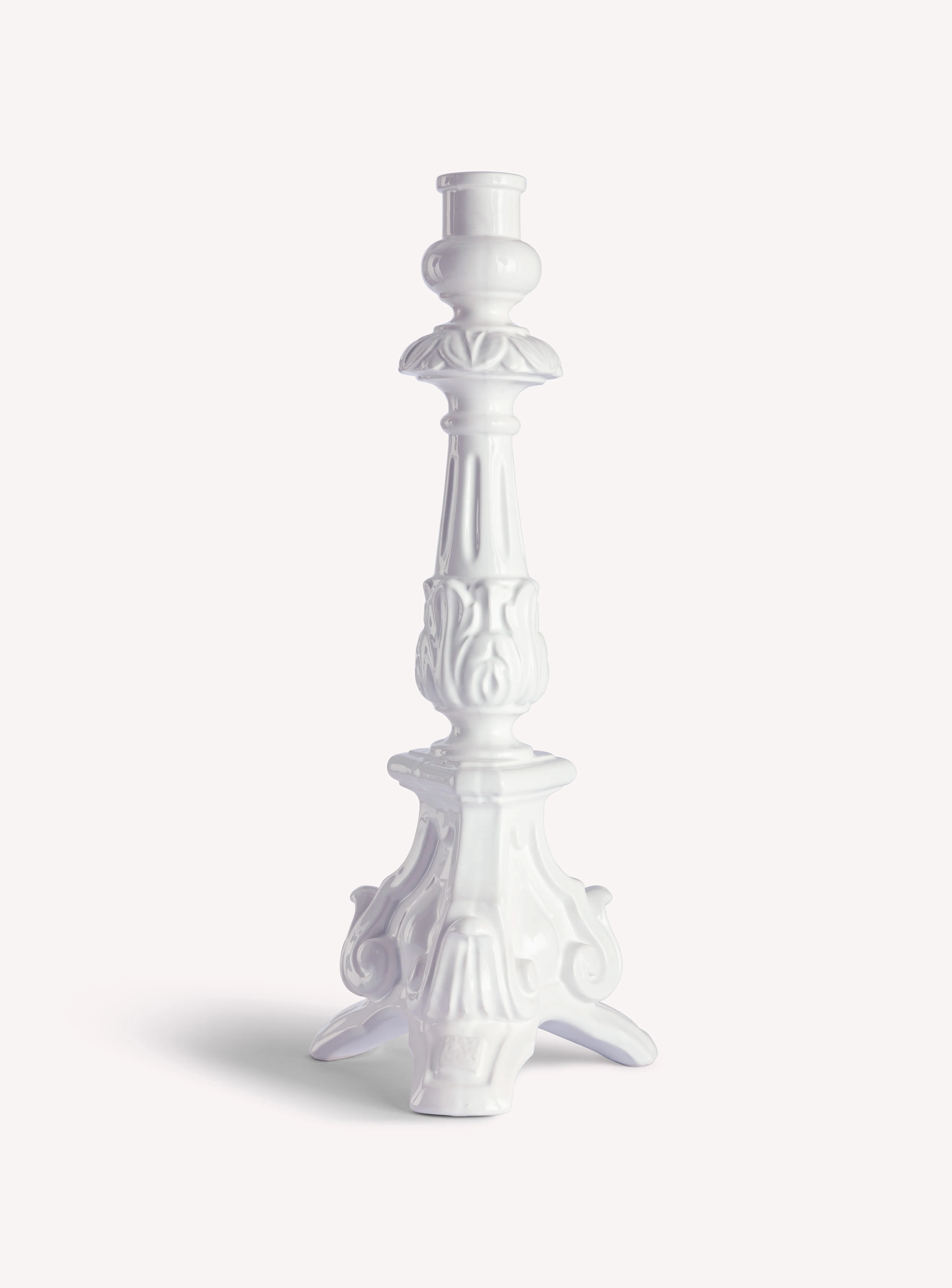Tall Baroque Candle Holder — photo 1