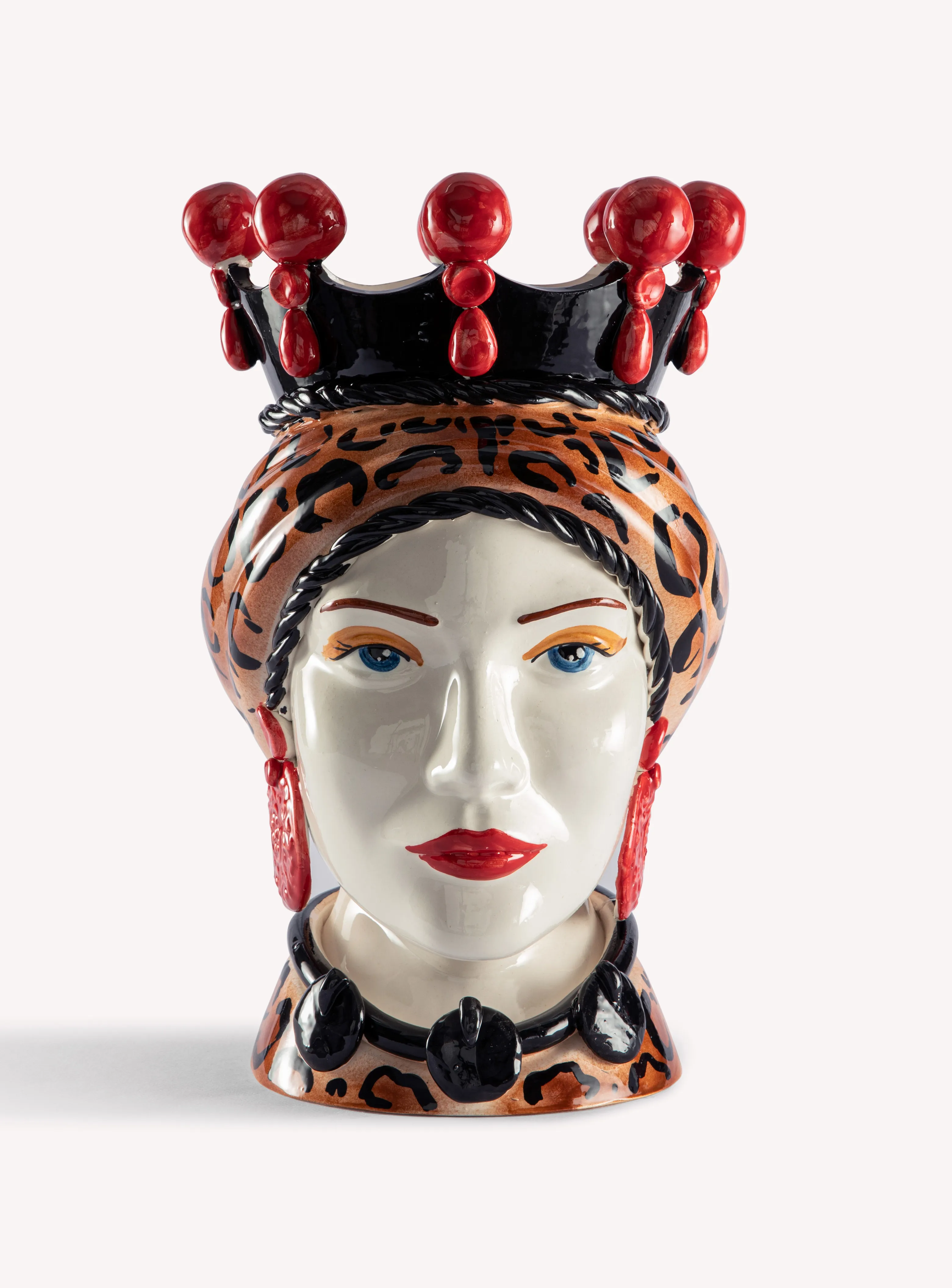 Testa femmina Agatocle turbante maculato