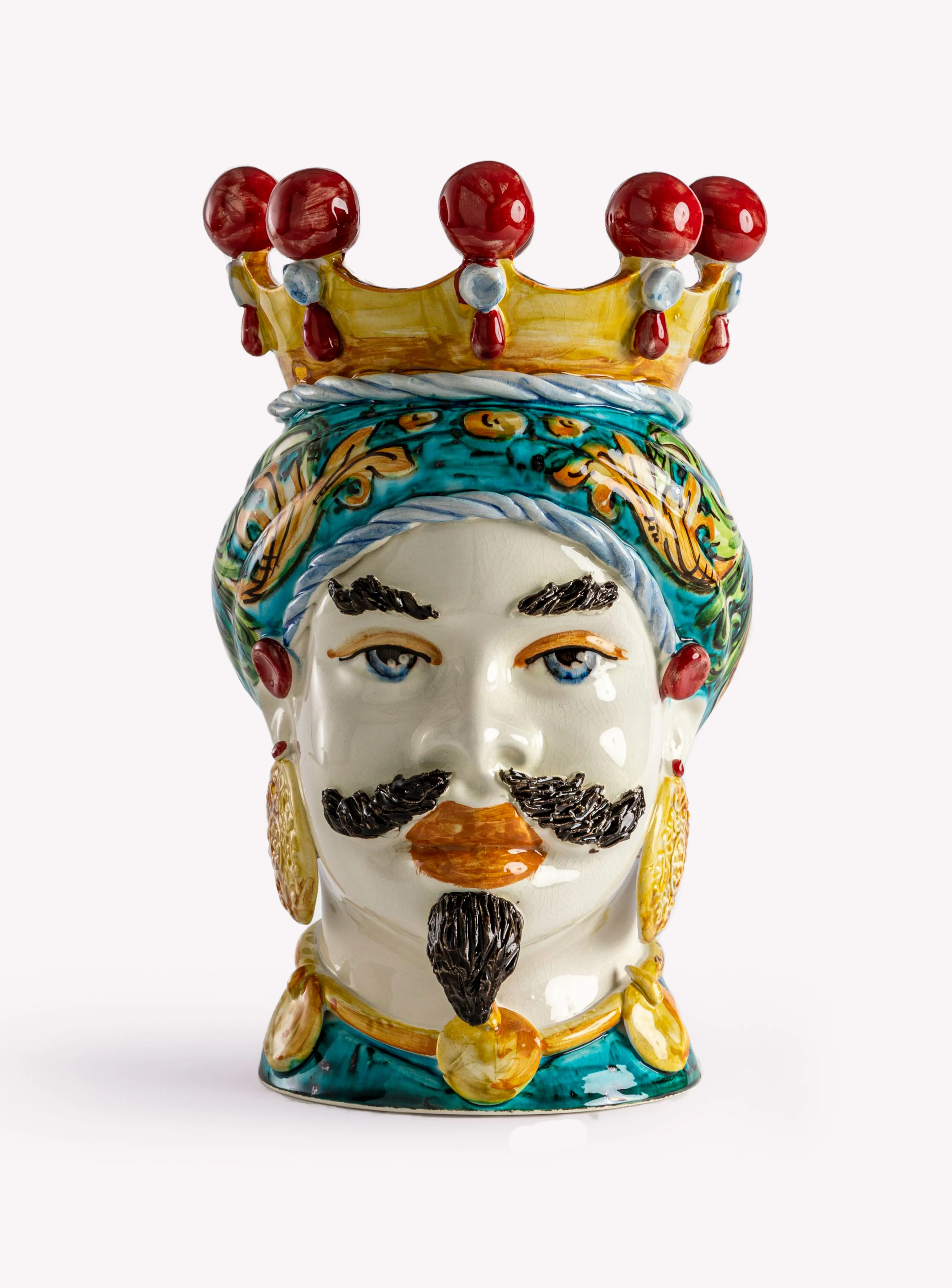 Testa maschio Balarm turbante acanto