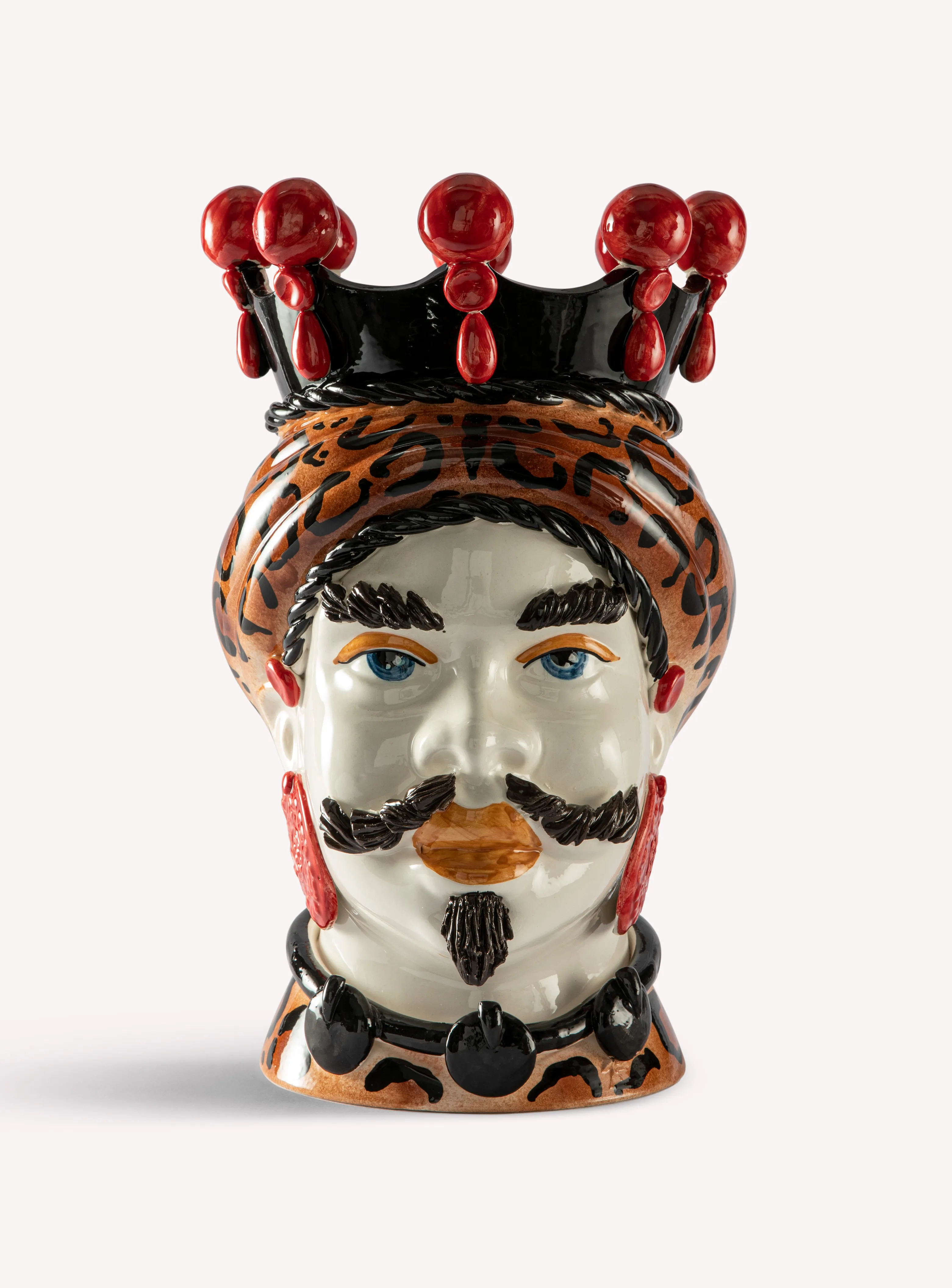 Testa maschio Haracle turbante maculato